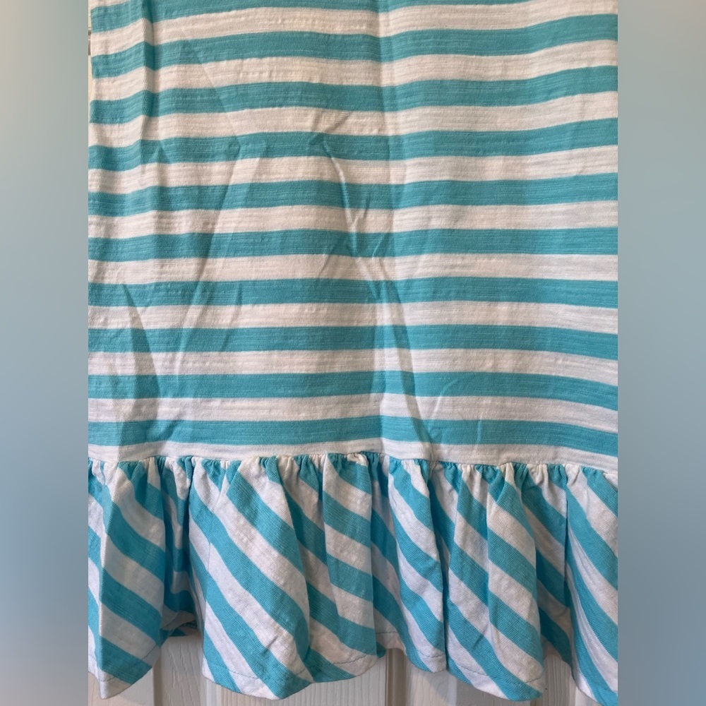 Girls size 6x Polo striped t-shirt dress - Picture 2 of 9
